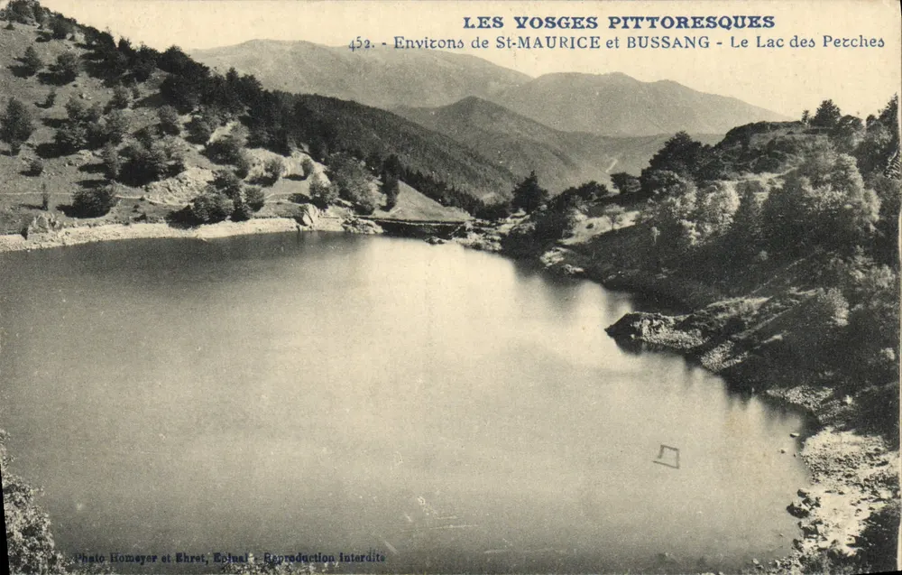 Pittoreske Vosges — Envitons de St-Maurice und Bussang — See der Petches — Foto Homéyer et Ehret - Vorderseite