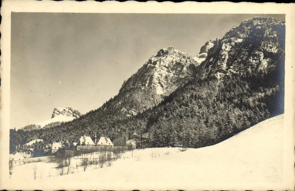 La Grande Chartrouse et le Grand Som — Monastère de la Grande Chartreuse - Frente