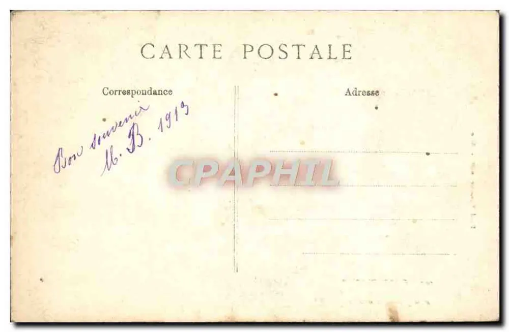 Côte d'Azur — Der Öffentliche Garten an der La Joliette Promenade — Paul Vasselon, n° 10 - Rückseite