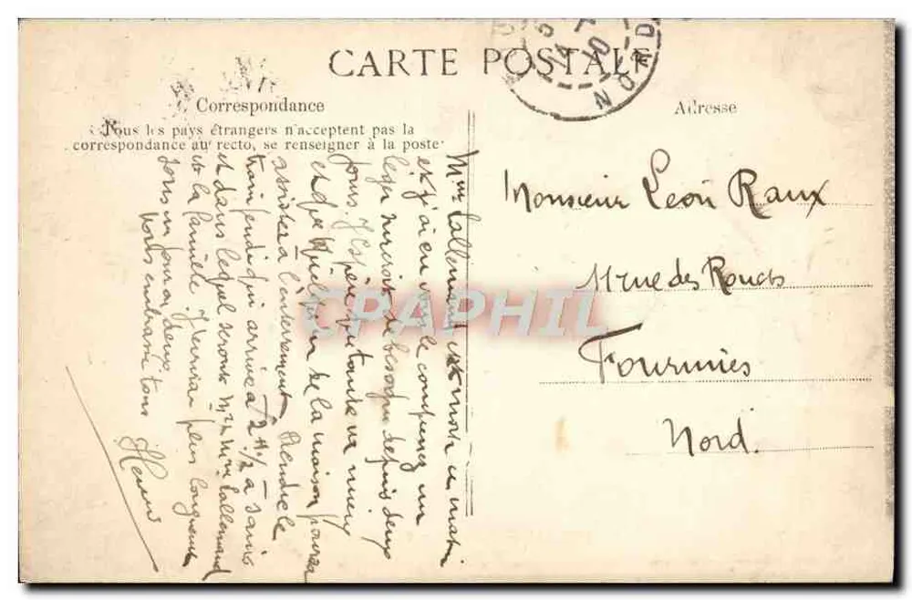 Reims — O Rocher do Jardin Ecole — n°33 - Verso