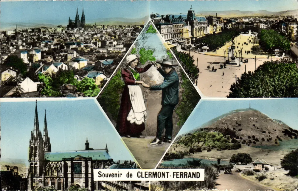 Clermont-Ferrand — Lembrete de Clermont-Ferrand — Réal-Photo - Frente
