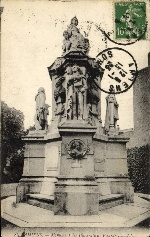 Amiens — Monumento das Ilustrações Picardas — LL - Frente