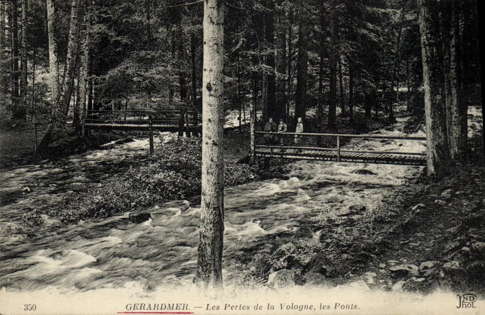 GERARDMER — As Perdas da Vologne, os Pontes - Frente