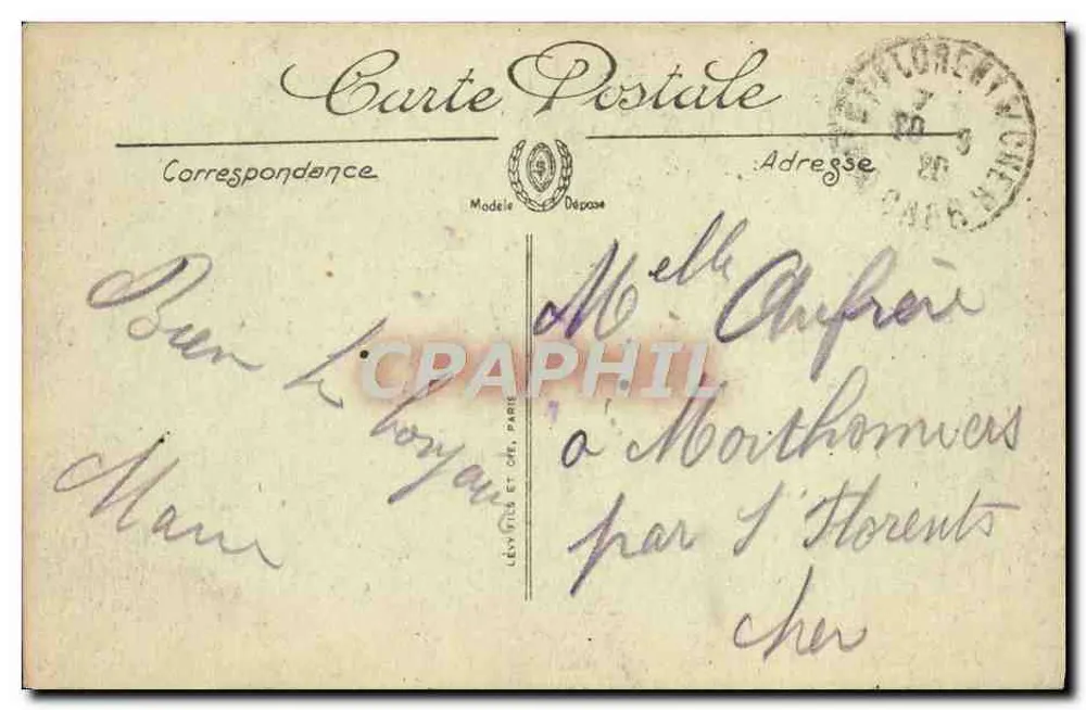 AMIENS — L'Hospice Saint-Victor — LL. — n° 115 - Verso