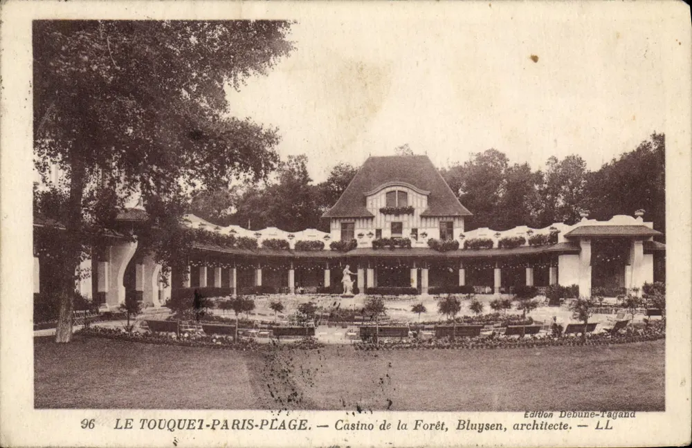 Le Touquet-Paris-Plage — Casino de la Forêt, Bluysen, Architekt — Edition Debune-Tagand - Vorderseite