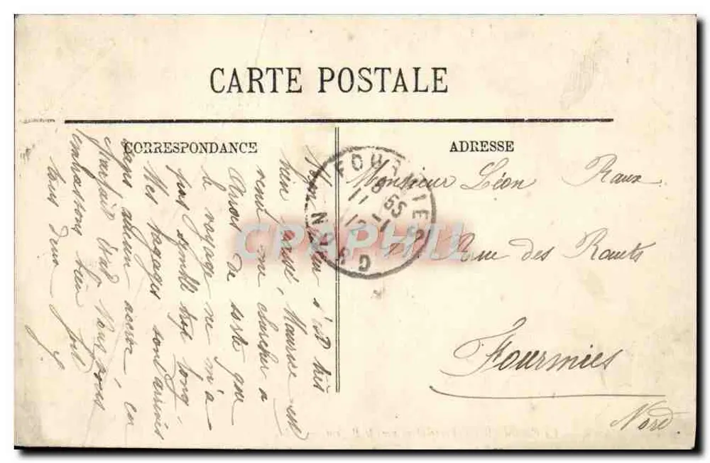 Amiens — Katedra — Perspektywa ku Belfirowi — LL — nr 206 - Rewers