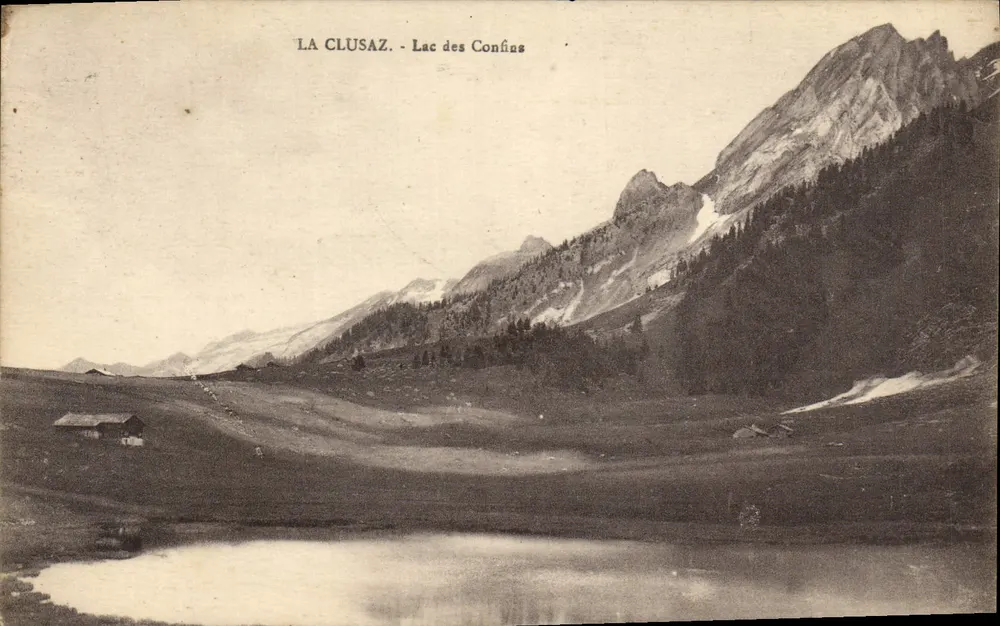 La Clusaz - Lago dos Confins — L. Faurraz, editor - Frente