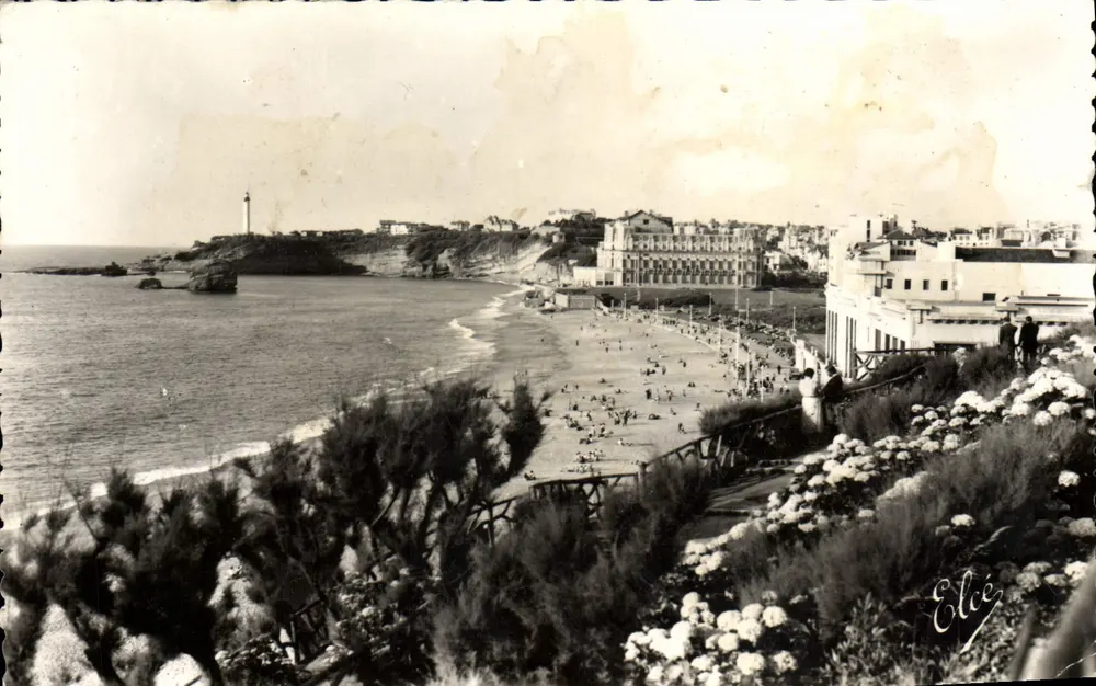 Hossegor — La Grande Plage — L. Chatagneau & Victor Hugo Reprod. - Vorderseite