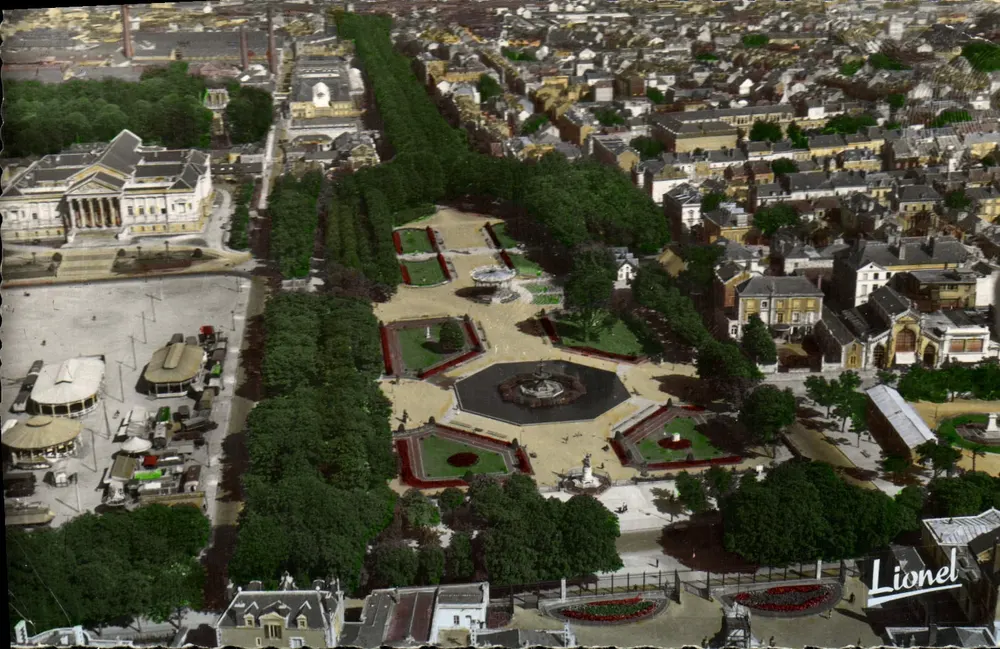 Les Jardins du Mail — Angers — editor M. Chrétiën & Fils - Frente