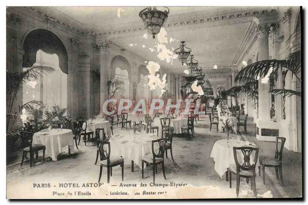 Paris - Hotel Astop - Innenraum des Restaurants - Verlag/Drucker nicht sichtbar - Vorderseite