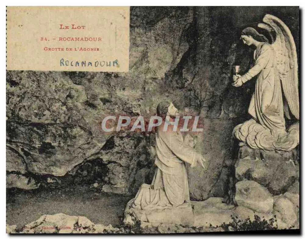 Rocamadour — Grotte de l'Agonie — Verlag F. Fabon, Toulouse - Vorderseite