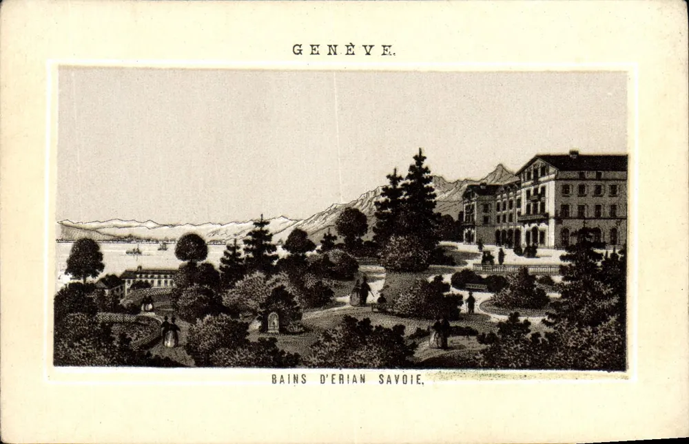 Bains d'Ériane Savoie — Genève — editor não identificado, número de série não visível - Frente