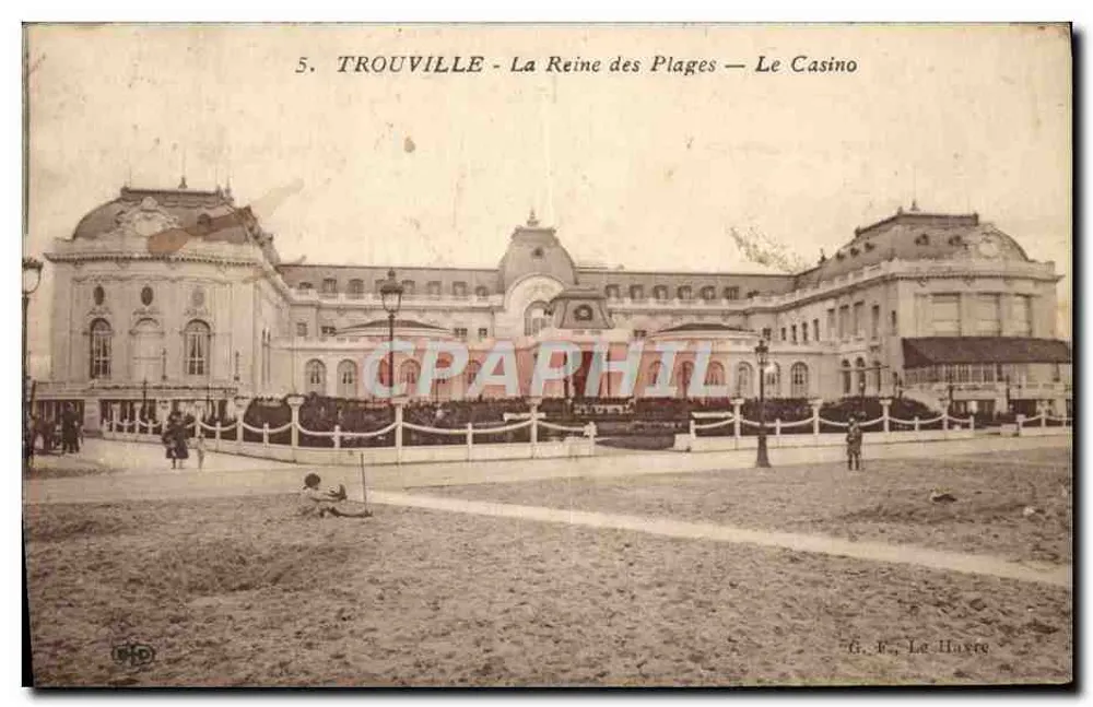 Trouville - Die Königin der Strände — Das Casino — G. F., Le Haste - Vorderseite