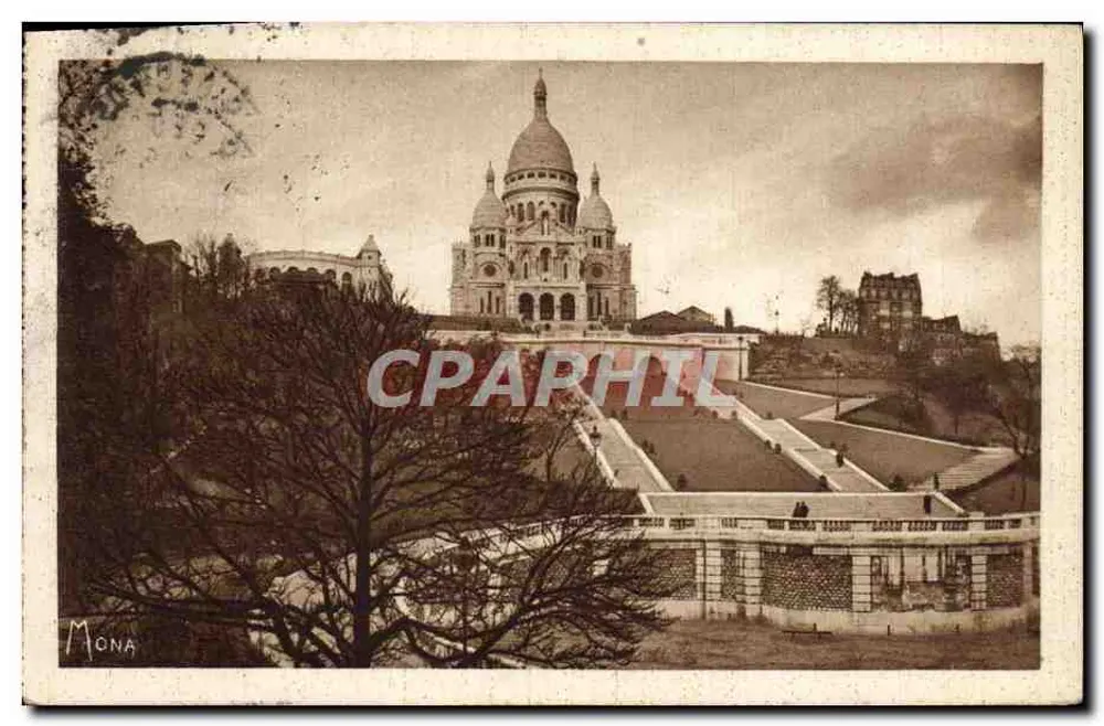 Basilika des Heiligen Herzens — Montmartre — Mona - Vorderseite