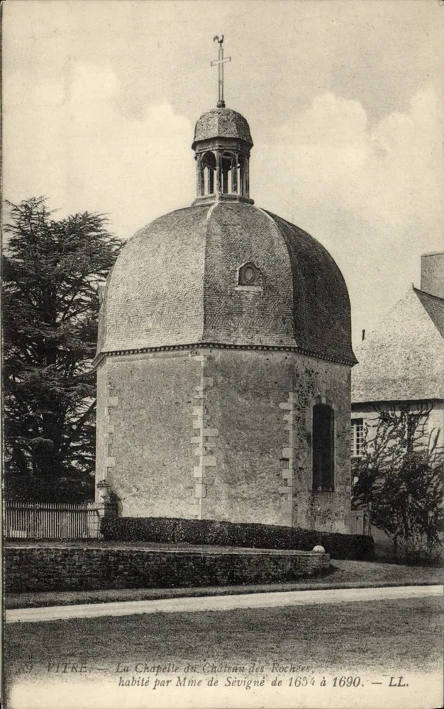 VITRE — Die Kapelle des Schlosses der Rochers — LL - Vorderseite