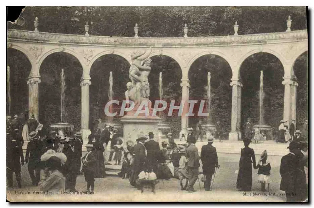 Tuin van Versailles - De Colonnaden — Mme Moreau, uitg. Versailles - Voorkant