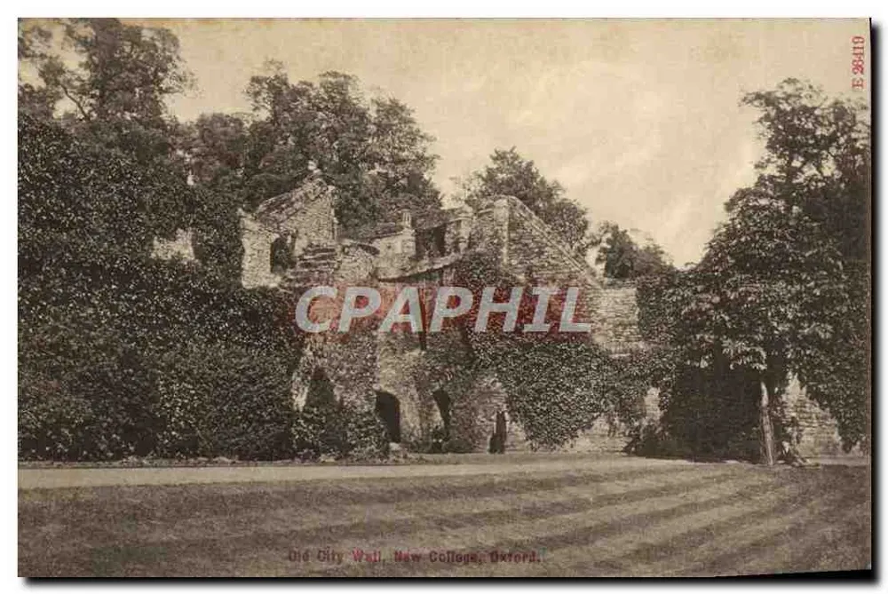 Altes Stadttor, New College, Oxford — Verlag O.F. Stengel & Co. Ltd., Serie E 38419 - Vorderseite