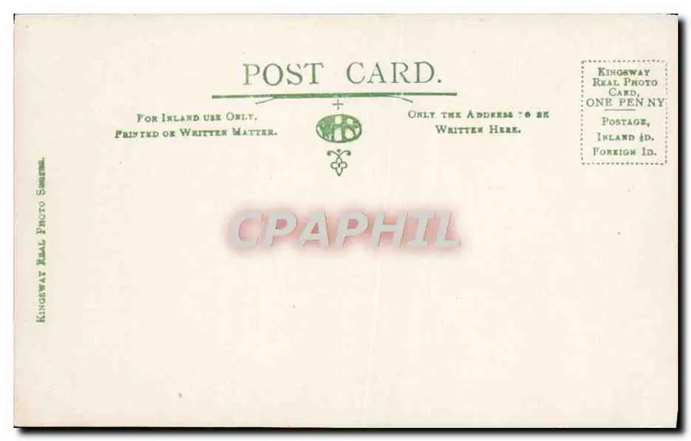 Pepysian Library, Magdalen College, Cambridge — Kingsway Real Photo Card - Rückseite