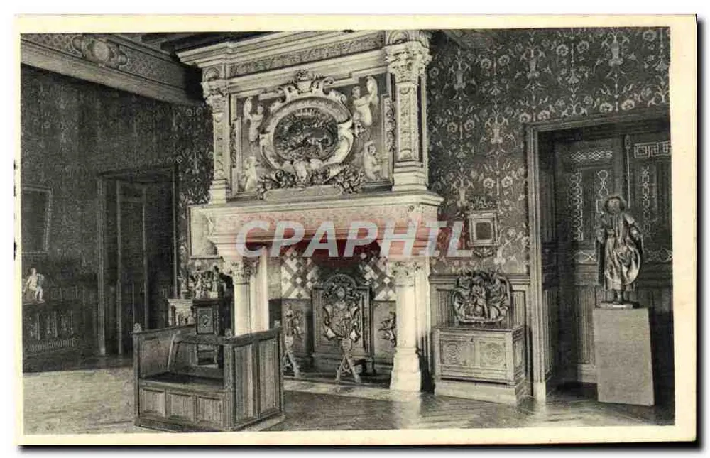 Schloss Azay-le-Rideau — Große Halle im Erdgeschoss — Verlag Serv. Commercial Monuments Historiques - Vorderseite