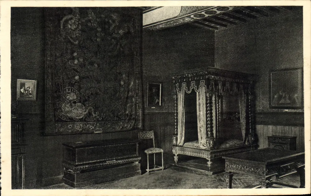 Erdgeschosszimmer — Schloss Azay-le-Rideau — Verlag: Serv. Commercial Monuments Historiques, Paris - Vorderseite