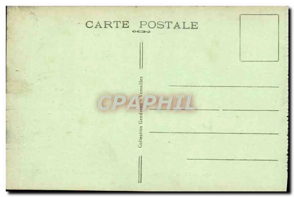 Versailles — Der Rocaille-See oder Saal der Tänze — E.G. - Rückseite