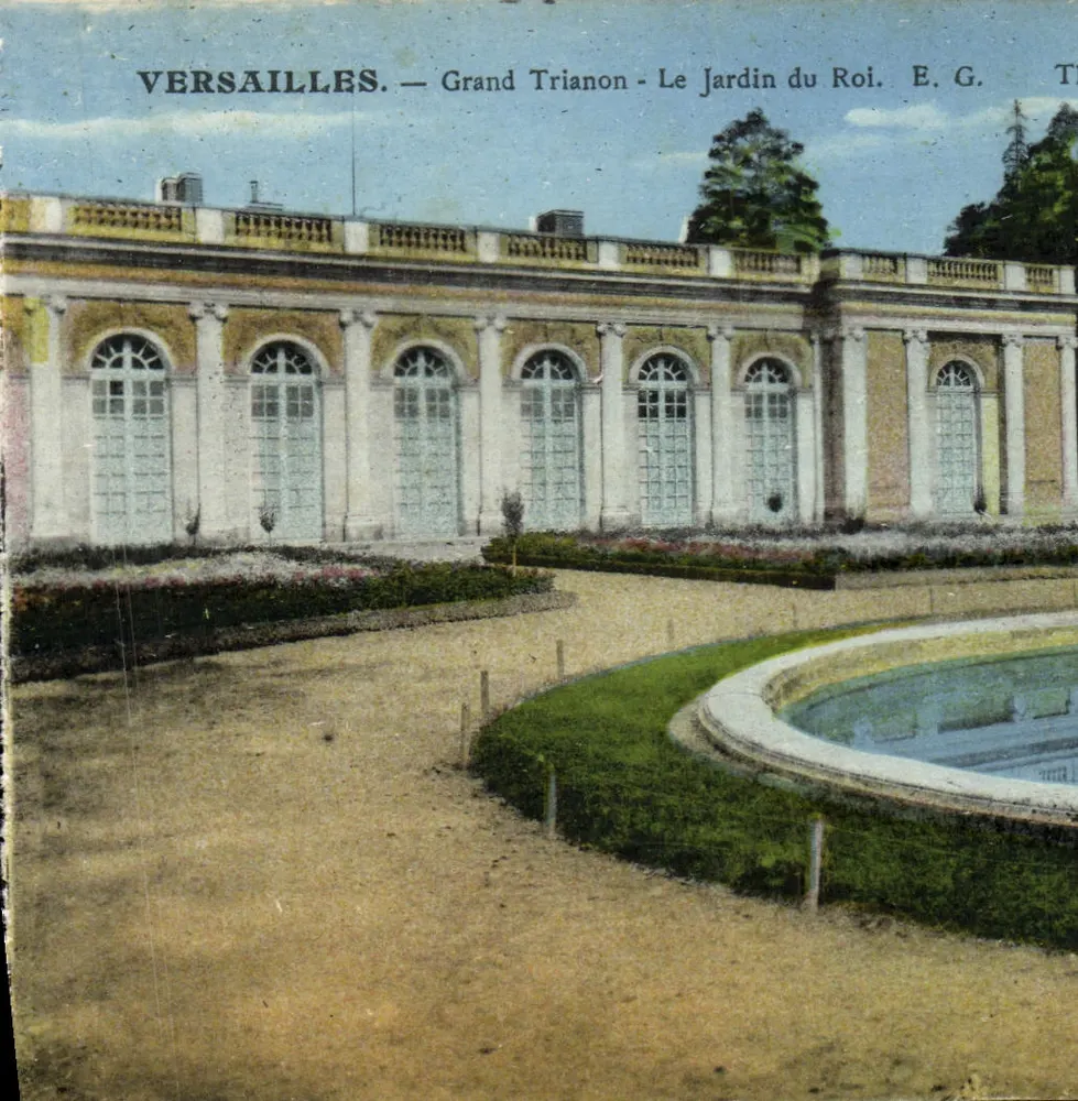 Versailles — Grand Trianon - Der Königsgarten — E. G. - Vorderseite