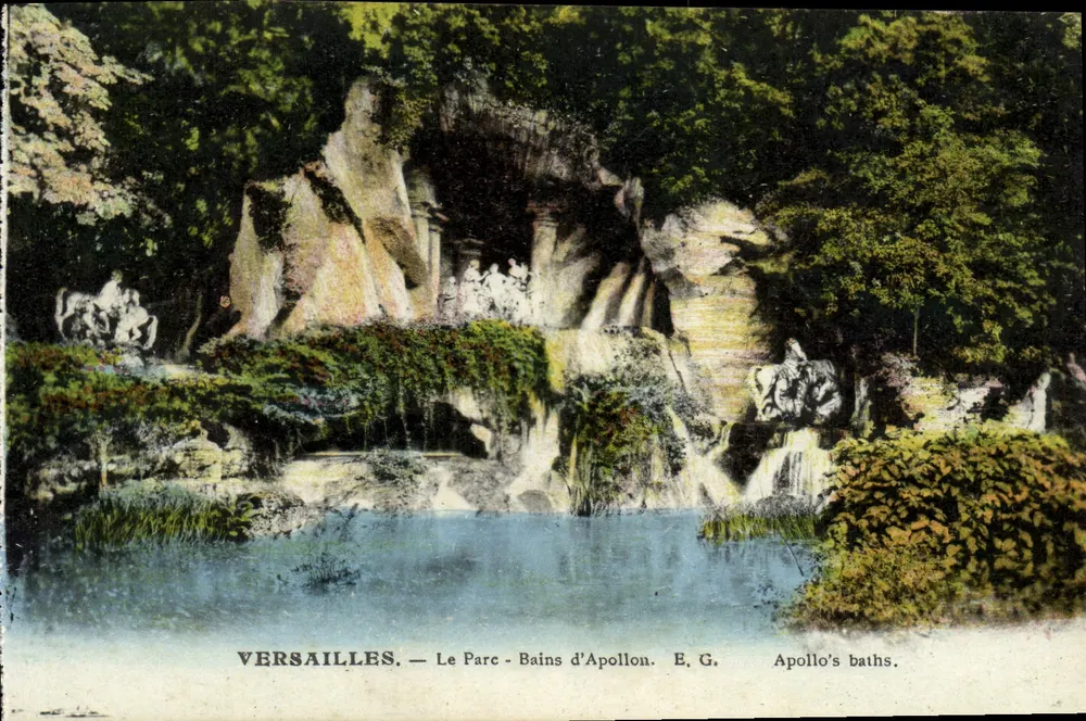 Versailles — O Parque - Banhos de Apolo — E. G. - Frente