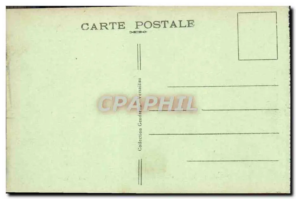 Versailles — O Parque - Banhos de Apolo — E. G. - Verso