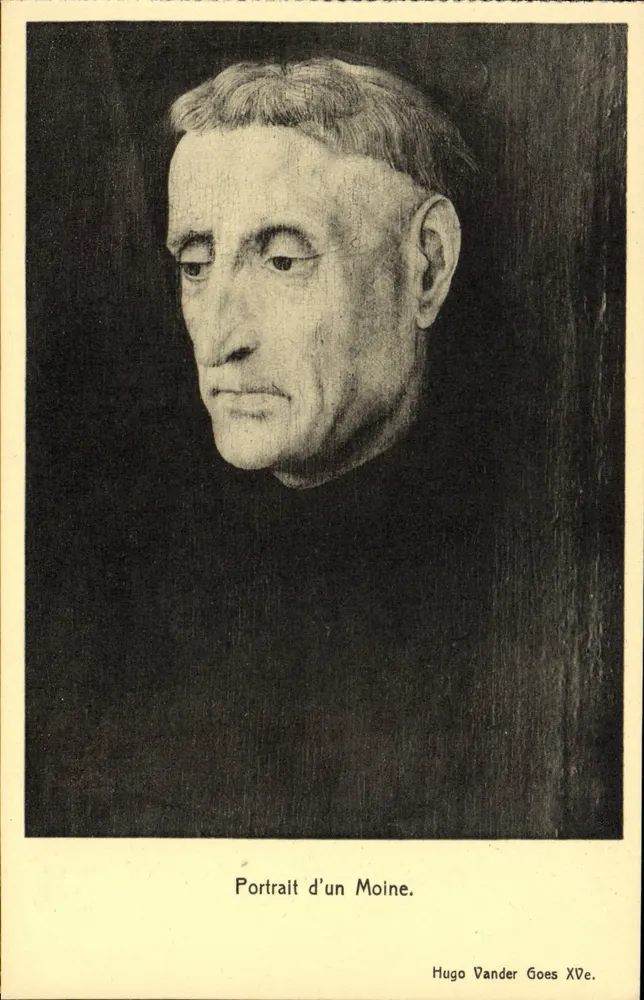 Retrato de um monge — Hugo Vander Goes, século XV — Foto L'Epi - Devolder - Frente