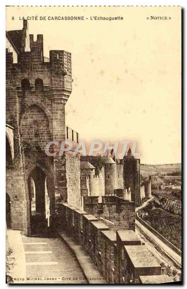 Carcassonne - La Torre di Difesa dell'Echauguette — Notizia — Foto Michel Jordy - Recto