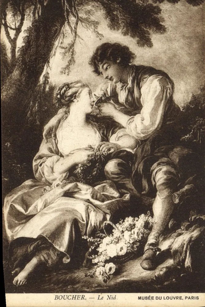 Boucher — O Ninho — Museu do Louvre, Paris - Frente