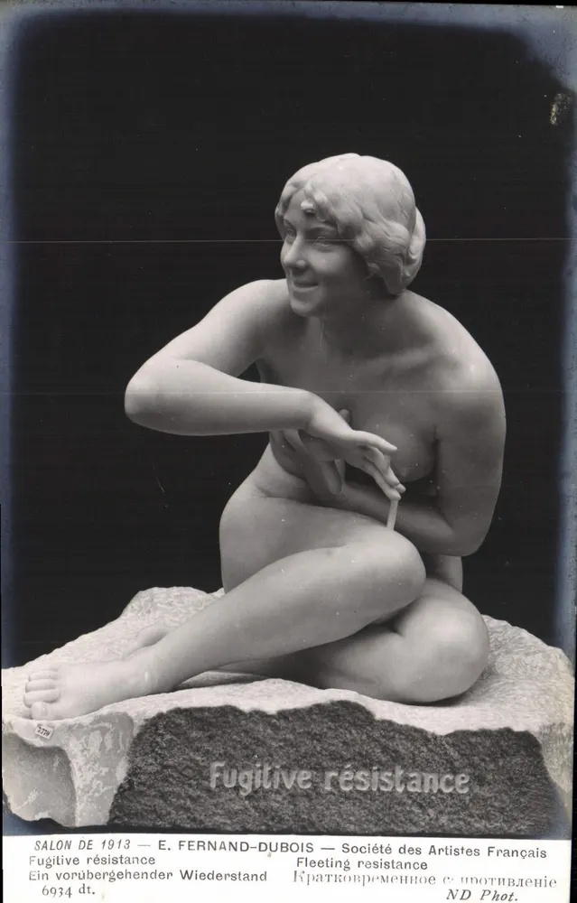 Flüchtige Widerstand — Skulptur von E. Fernand-Dubois — Salon von 1913 — Gesellschaft der französischen Künstler — ND Phot. - Vorderseite