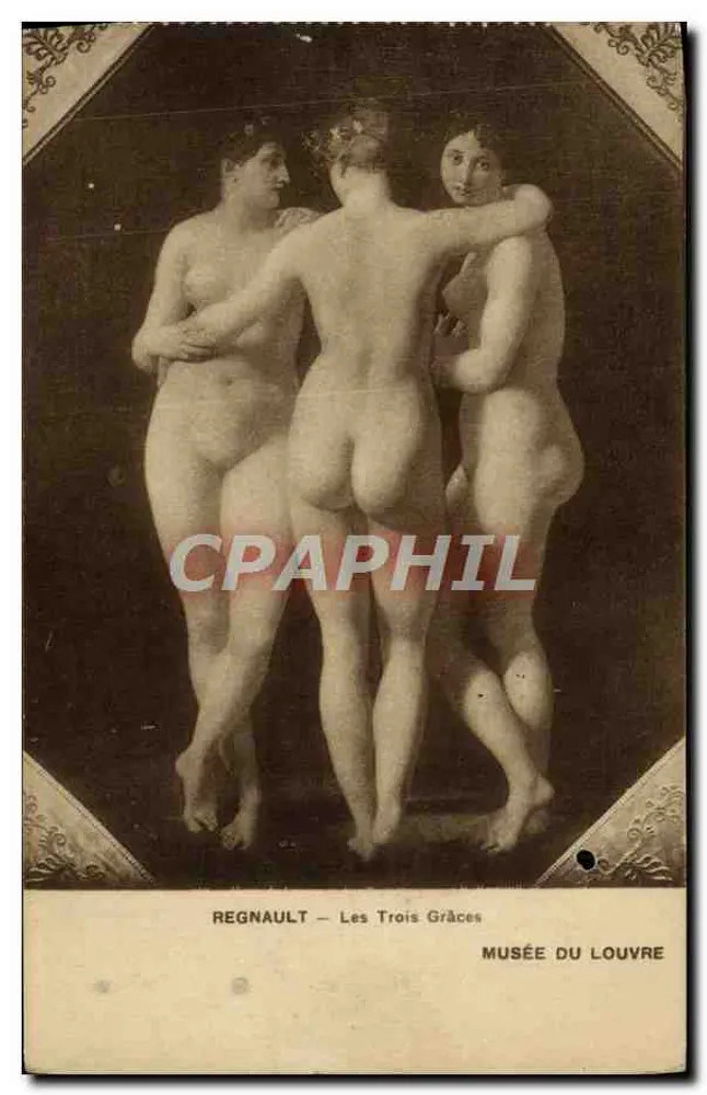 As Três Graças — Regnault — Museu do Louvre - Frente