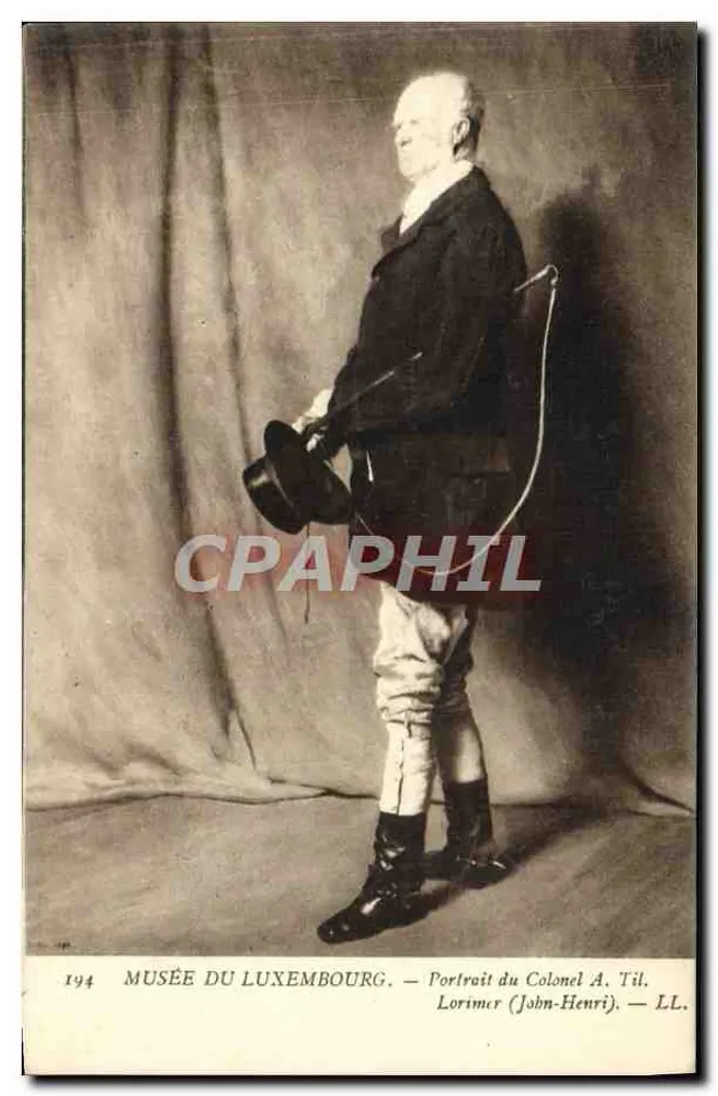 Museu do Luxemburgo — Retrato do Coronel A. Til. — Lorimer (John-Henri) — LL. — N° 194 - Frente