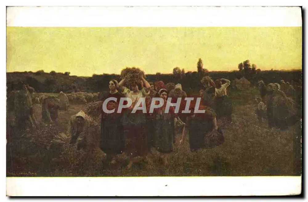 Der Erinnerung der Gleaner — Jules Breton — Musée du Louvre - Vorderseite