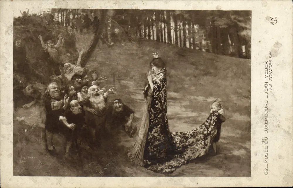 Die Prinzessin — Jean Veber — Musée du Luxembourg, Paris - Vorderseite