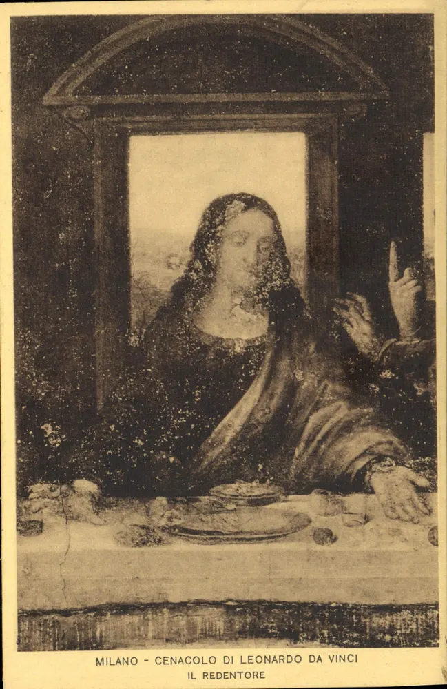 Mailand - Cenacolo von Leonardo da Vinci - Der Erlöser - Vorderseite