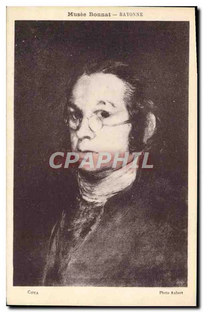 Retrato de Goya — Museu Bonnat — Bayonne — Foto Aubert - Frente