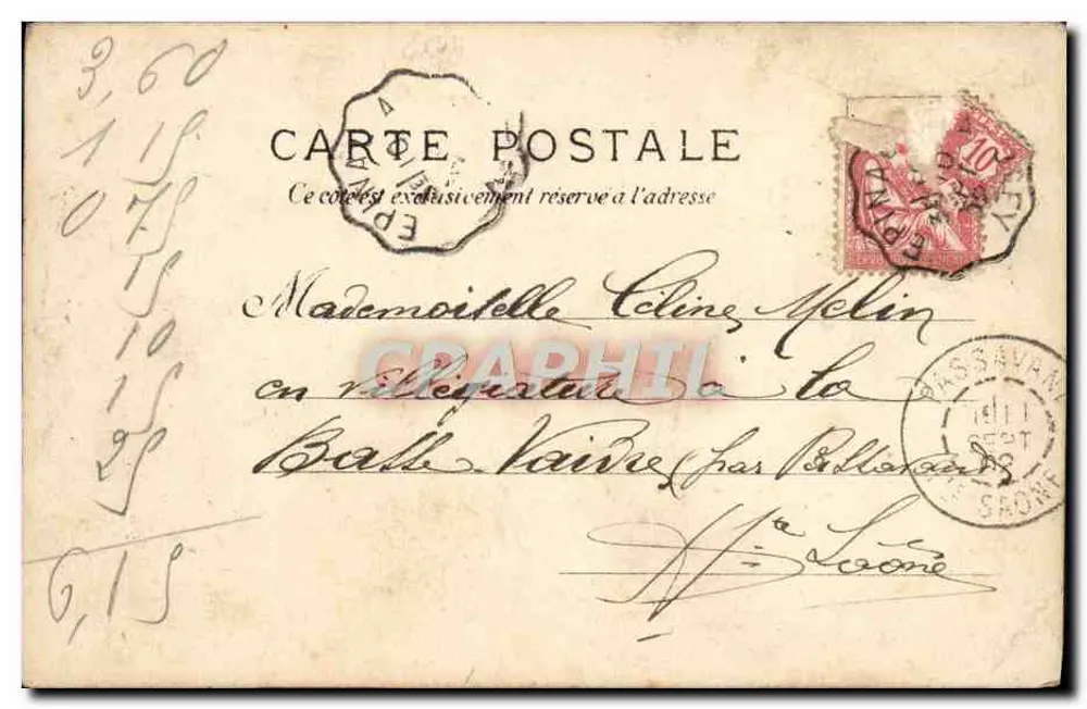 Philippe-Auguste — Schlacht von Bouvines — Chicoche Arlatte & Cie, Weltausstellung Paris 1900 - Rückseite