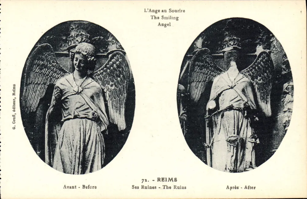 Der Lächelnde Engel - Seine Ruinen - REIMS — G. Graff, Verlag, Reims - Vorderseite