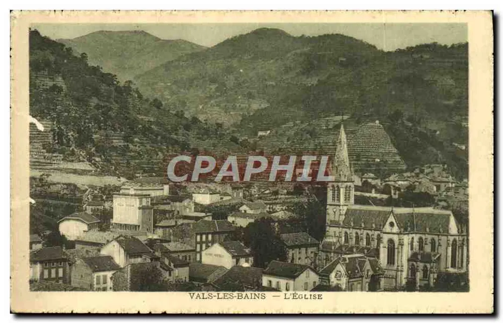 Vals-les-Bains — A Igreja — Editor Vals-les-Bains - Frente