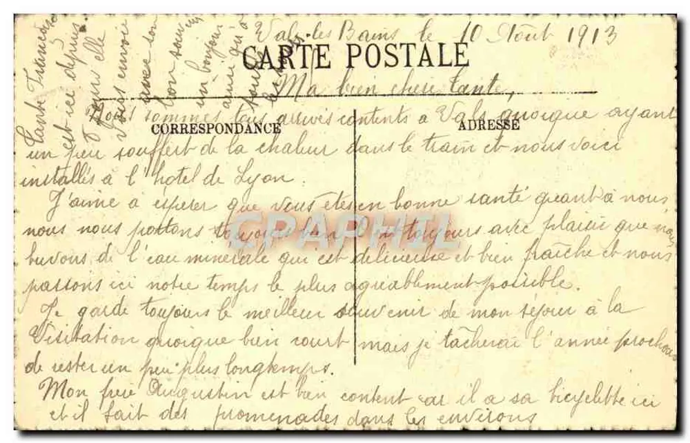 Vals-les-Bains — A Igreja — Editor Vals-les-Bains - Verso