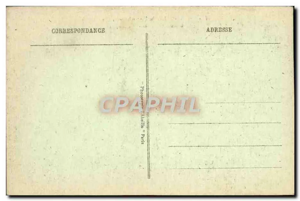Paris - Palast Luxembourg - Die Gärten — L'Abéille, Paris, Nr. 107 - Rückseite
