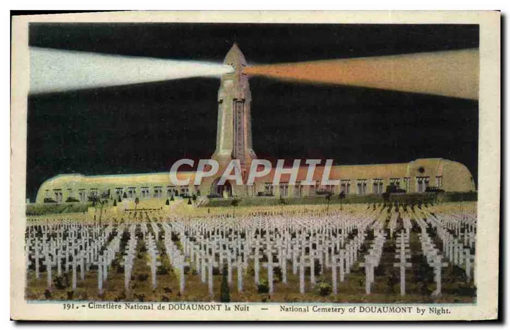 Nationalfriedhof Douaumont bei Nacht — Nationalfriedhof Douaumont bei Nacht — n°391 - Vorderseite