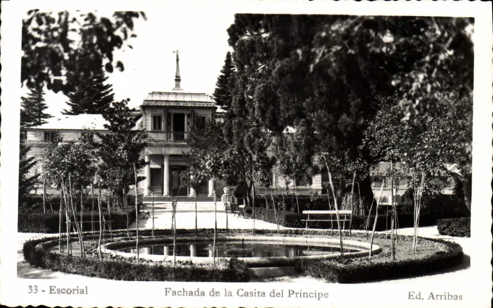 Escorial — Fassade des Prinzenhaus — Ed. Arribas n°33 - Vorderseite