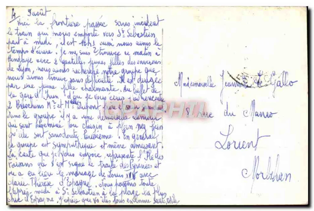 द आइसला - बेहोविया — नदी के दृश्य सहित लेक वाला जंगल — एल. रोइसन-फोइन, संख्या 8 - पीछे