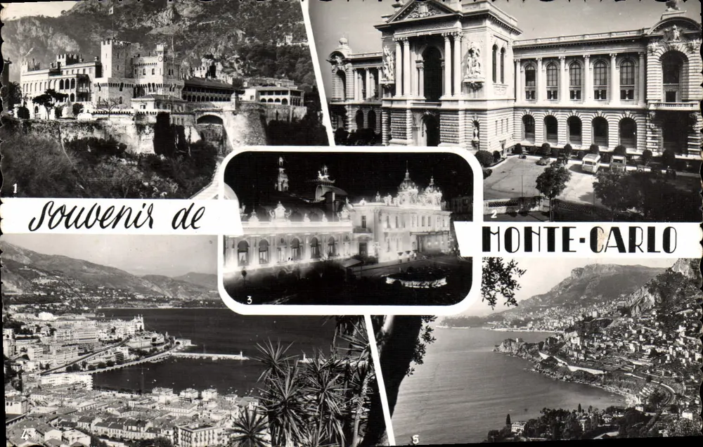 Monte-Carlo — Recordações — Edições Rella n°2900 - Frente