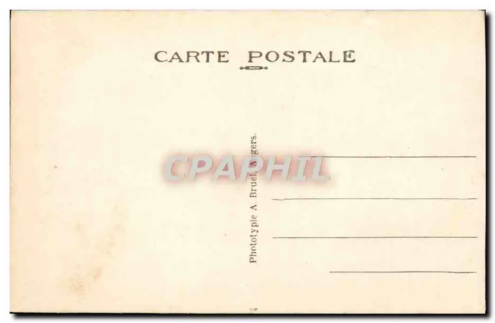 Chinon (Indre-et-Loire) — As Ruínas do Castelo (Monumento Histórico) — A. B. - Verso