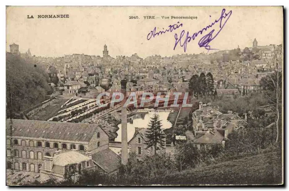 Vire — Vista Panorâmica — A Normandia, n°2945 - Frente