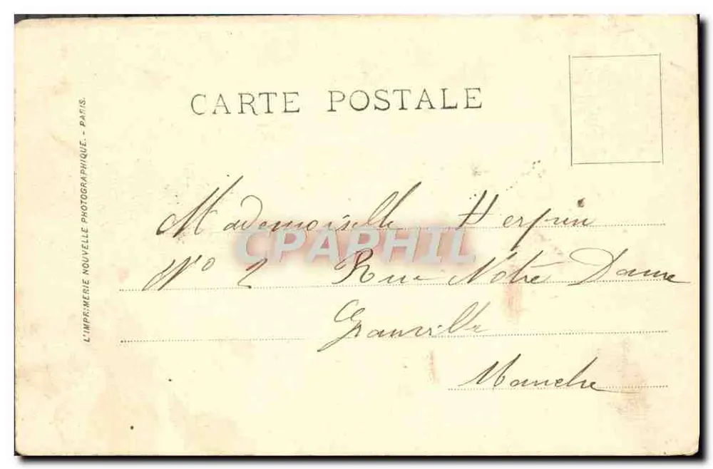 Le Havre — La Place Gambetta und das Theater — LL. n°10 - Rückseite